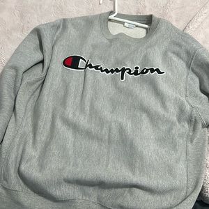 grey champion crew neck